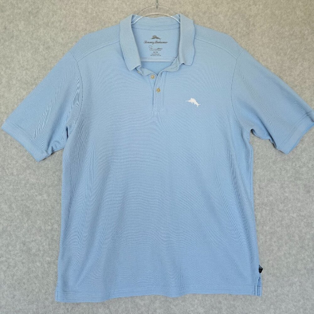 Tommy Bahama Mens Size M Supima Cotton Polo Business Casual GolfCamp Shirt